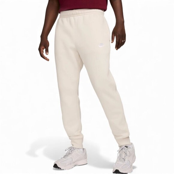 Nike Club Fleece 2 Piece Sweatsuit Men's Ivory Tracksuit Outfit Gift Set NWT - Picture 6 of 13